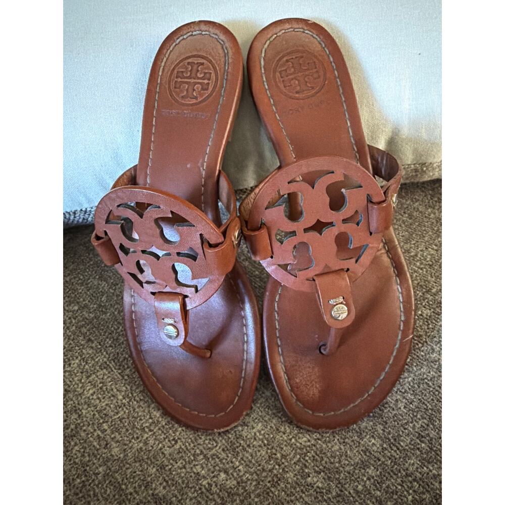 Tory Burch Miller Sandals - Sz 6M - Picture 2 of 7